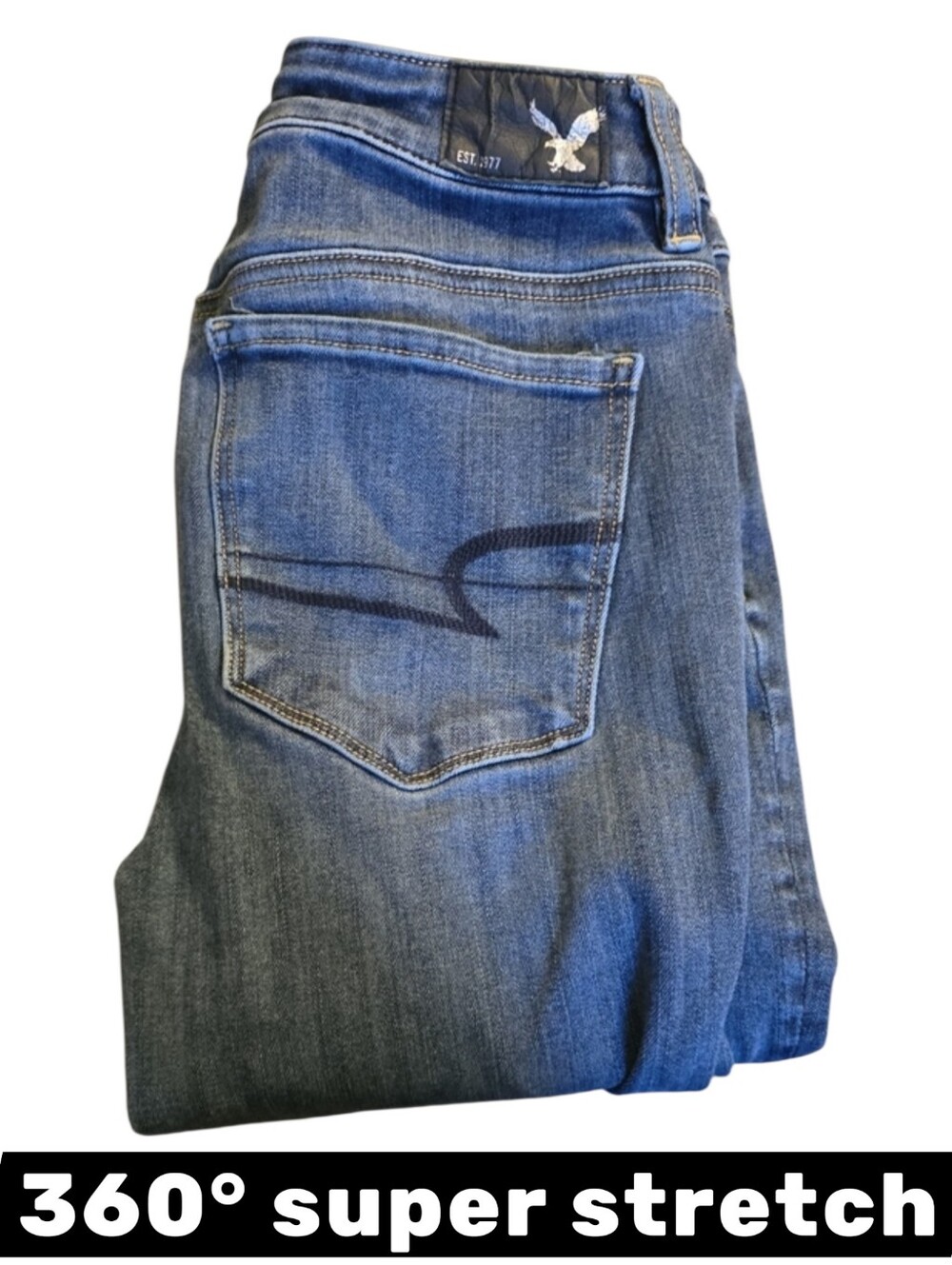 American Eagle Jeans Women's Size 2 SHORT 2s Jegging 360 Degree Stretch